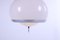 Space Age German Opaline Hanging Lamp with Harmonica Cord, 1960s 4
