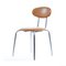 Mid-Century Leatherette and Chrome Dining Chair from Kovona, Czechoslovakia, 1960s, Image 1