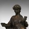 Antike Französische Jugendstil Bronze Figur nach Moreau, 1920 8