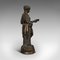 Antike Französische Jugendstil Bronze Figur nach Moreau, 1920 4