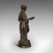 Antique Art Nouveau French Bronze Figure after Moreau, 1920, Image 4