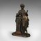 Antique Art Nouveau French Bronze Figure after Moreau, 1920 3