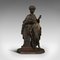 Antique Art Nouveau French Bronze Figure after Moreau, 1920 1