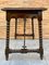 Early 20th-Century Antique Castilian Walnut Table With Solomonic Turn Legs 6