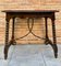 Early 20th-Century Antique Castilian Walnut Table With Solomonic Turn Legs 1