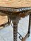 Early 20th-Century Antique Castilian Walnut Table With Solomonic Turn Legs, Image 10