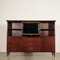Cabinet in Mahogany Veneer and Brass, Italy, 1950s, Image 4