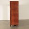 Kleiderschrank aus furniertem Holz, Spiegelglas & Messing, Italien, 1960er 2