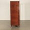 Kleiderschrank aus furniertem Holz, Spiegelglas & Messing, Italien, 1960er 7