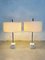 Lampes de Bureau Mid-Century en Marbre de Raak Amsterdam, Pays-Bas, Set de 2 3