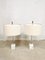 Lampes de Bureau Mid-Century en Marbre de Raak Amsterdam, Pays-Bas, Set de 2 5