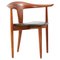 Sedia in teak e pelle di Erik Andersen & Palle Pedersen per Randers, Danimarca, anni '60, Immagine 1