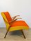 Orangefarbener Sessel von Tatra Provence, 1960er 3