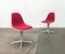 Chaises d'Appoint Mid-Century en Fibre de Verre avec Base La Fonda par Charles & Ray Eames pour Herman Miller, Set de 2 1