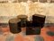 Acrylic Glass Containers and Baskets, 1970s, Set of 4 1