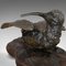 Antique Bronze & Mahogany Decorative Small Bird, 1900s 9