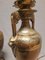 Lampade da tavolo in bronzo antico e marmo bianco, set di 2, Immagine 4