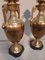 Table Lamps in Antique Bronze & White Marble, Set of 2 11