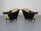 Large Cocktail Chairs, 1950s, Set of 2 1