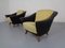 Grandes Chaises Cocktail, 1950s, Set de 2 3