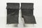 Vintage Black Skye Chaise Lounge Chairs by Tord Björklund for IKEA, 1980s, Set of 2 3