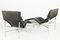 Vintage Black Skye Chaise Lounge Chairs by Tord Björklund for IKEA, 1980s, Set of 2 2