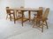 Scandinavian Dining Table & Chairs Set by Eero Aarnio for Laukaan Puu, 1960s, Set of 5, Image 8