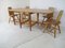 Scandinavian Dining Table & Chairs Set by Eero Aarnio for Laukaan Puu, 1960s, Set of 5, Image 9