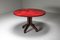 Red Parchment and Mahogany Table by Aldo Tura, 1960s 5
