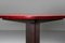 Red Parchment and Mahogany Table by Aldo Tura, 1960s 8