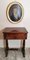 Victorian English Mahogany Feather Dressing Table with Mirror and Drawers, Image 20