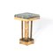 French Art Deco Multicolored Marble Side Table, 1930s, Image 1