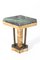 French Art Deco Multicolored Marble Side Table, 1930s 4