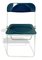 Blue Plia Folding Chair by Giancarlo Piretti for Castelli / Anonima Castelli, 1970s 2