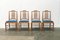 Mid-Century Italian Dining Chairs from Giorgetti, Set of 4, Image 1