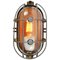 Vintage Industrial Cast Iron and Clear Glass Sconce from Industria Rotterdam 3