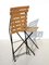 Leather Folding Chairs, 1980s, Set of 4, Image 6