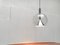 German Space Age Glass Globe Pendant Lamp from Erco 12