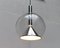 German Space Age Glass Globe Pendant Lamp from Erco 8