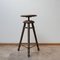 Antique French Wooden Adjustable Stool, Image 6