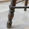 Antique French Wooden Adjustable Stool, Image 2