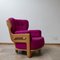 Oak Armchair by Guilerme et Chambron, 1960s 5