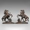 Antike Französische Marly Pferde in Bronze nach Coustou, 2er Set 8