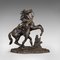 Antique French Marly Horses in Bronze after Coustou, Set of 2 4