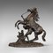 Antique French Marly Horses in Bronze after Coustou, Set of 2 5