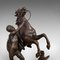Antique French Marly Horses in Bronze after Coustou, Set of 2 10