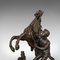 Chevaux Marly Antiques en Bronze, France, Set de 2 9