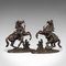 Antique French Marly Horses in Bronze after Coustou, Set of 2, Image 2