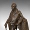 Antique Victorian Figure Sir Walter Scott in Bronze, 1880 9