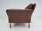 Danish Brown Leather Sofa, 1970s 11